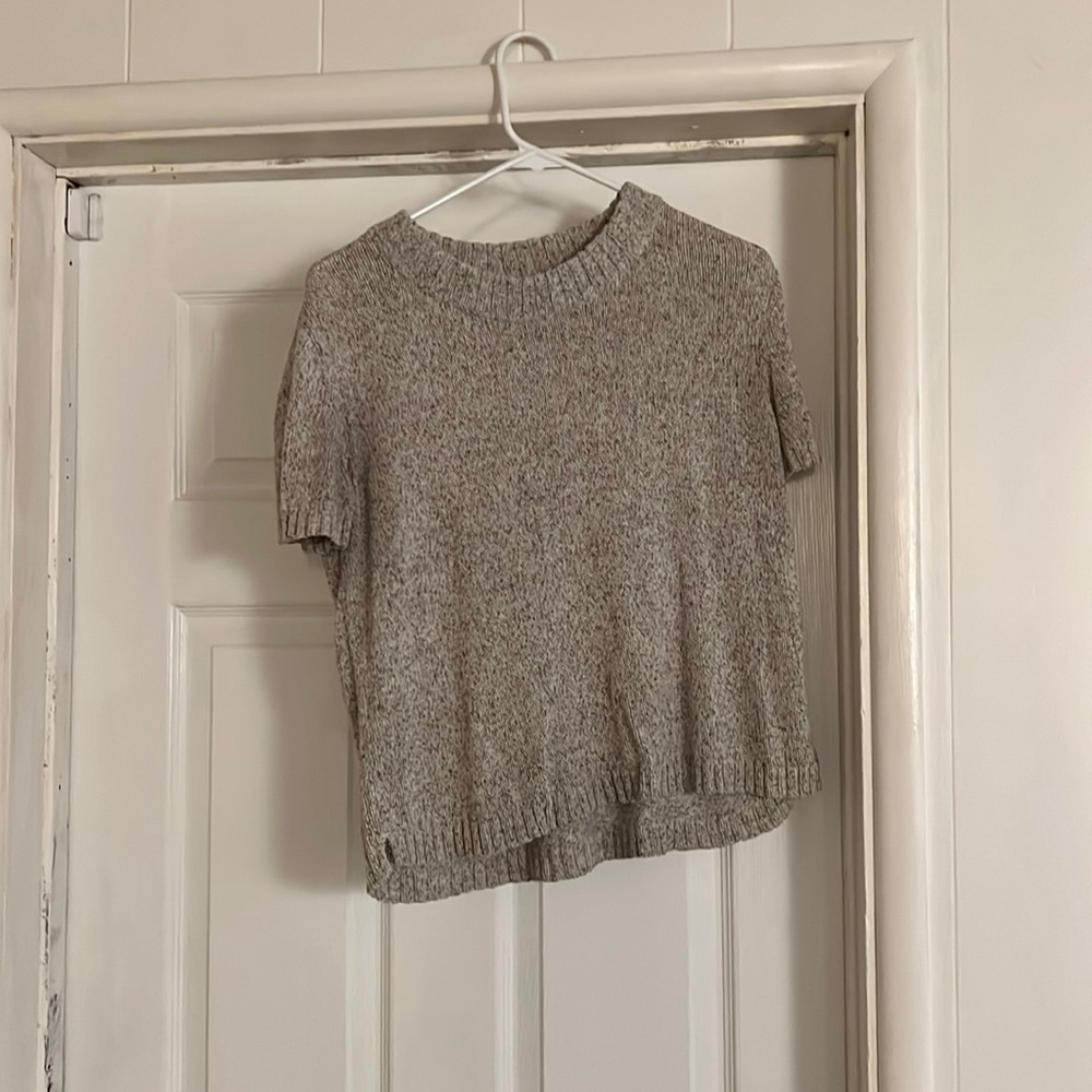 Madewell grey sweater. Worn to work. Great sweater, just ready for a new home!